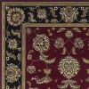1' X 2' Red Or Black Medieval Inspired Area Rug