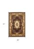 1' X 2' Polypropylene Plum Or Ivory Area Rug