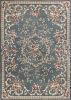 3' X 5' Slate Blue Floral Area Rug