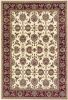 3' X 5' Ivory Red Machine Woven Floral Traditional Indoor Area Rug