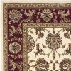 3' X 5' Ivory Red Machine Woven Floral Traditional Indoor Area Rug