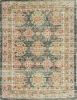 3' X 5' Charcoal Medallion Hand Woven Distressed Area Rug