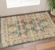 3' X 5' Charcoal Medallion Hand Woven Distressed Area Rug