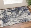 3' X 5' Gray Abstract Area Rug