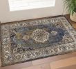3' X 5' Navy Traditional Bordered Area Rug