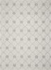 3' X 5' Ivory Hand Tufted Ogee Indoor Area Rug
