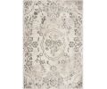 3' X 5' Gray Floral Vines Distressed Area Rug