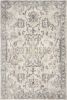 3' X 5' Ivory Floral Distressed Area Rug