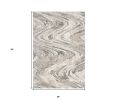 3' X 5' Natural Abstract Area Rug