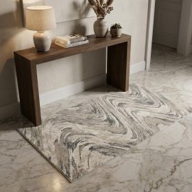 3' X 5' Natural Abstract Area Rug