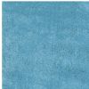 8' Highlighter Blue Indoor Shag Runner Rug