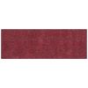 8' Red Heather Indoor Shag Runner Rug