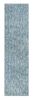 8' Seafoam Heather Indoor Shag Runner Rug