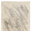 3' X 5' Gray and Ivory Abstract Distressed Area Rug
