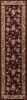 8' X 11' Red Beige Machine Woven Floral Traditional Indoor Area Rug