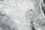 5' X 8' Gray Faux Fur Area Rug