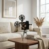 3" X 8.5" X 12.5" Metal Handmade Vintage Movie Projector