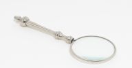 Vintage Look Stainless Stell Magnifying Glass