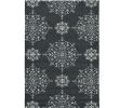 3' X 5' Charcoal Medallion Hand Tufted Area Rug