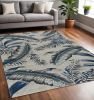 60 X 96 Grey Or  Blue Wool Rug
