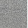 9' X 13' Grey Hand Tufted Space Dyed Floral Ogee Indoor Area Rug