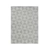 9' X 13' Ivory Hand Tufted Space Dyed Geometric Indoor Area Rug
