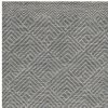 5' X 7' Denim Blue Hand Tufted Space Dyed Geometric Indoor Area Rug