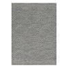 5' X 7' Denim Blue Hand Tufted Space Dyed Geometric Indoor Area Rug