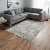 8' X 10' Gray Hand Loomed Area Rug