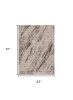 5' X 8' Ivory Geometric Pattern Indoor Area Rug