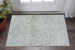 3' X 5' Grey Mosaic Area Rug