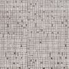 7' X 10' Grey Machine Woven Abstract Lines Indoor Area Rug