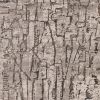 6' X 9' Grey Abstract Design Indoor Area Rug
