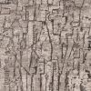 8' X 11' Grey Machine Woven Abstract Indoor Area Rug