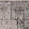5' X 8' Ivory Grey Machine Woven Abstract Indoor Area Rug