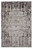 5' X 8' Ivory Grey Machine Woven Abstract Indoor Area Rug