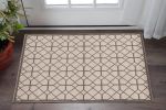 3' X 5' Ivory Or Grey Polypropylene Rug