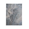 3' X 5' Silver Or Blue Abstract Brushstrokes Area Rug