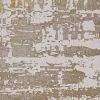 7' X 10' Ivory Gold Machine Woven Abstract Indoor Area Rug