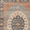 8' X 10' Blue Hand Woven Medallion Indoor Area Rug
