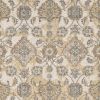 3' X 5' Ivory Wool Floral Vines Area Rug