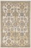 3' X 5' Ivory Wool Floral Vines Area Rug