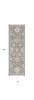 3' X 5' Sage Green Floral Vine Bordered Wool Indoor Area Rug