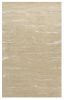 5' X 7' Beige Blue Hand Tufted Abstract Indoor Area Rug