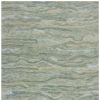 3' X 5' Seafoam Blue Hand Tufted Abstract Indoor Area Rug