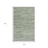 3' X 5' Seafoam Blue Hand Tufted Abstract Indoor Area Rug