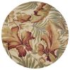 90 X 90 Ivory  Wool Rug