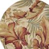 90 X 90 Ivory  Wool Rug