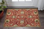 3' X 5' Sienna Medallion Vines Wool Rug