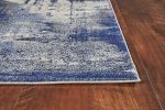 8' X 10' Blue Shag Area Rug